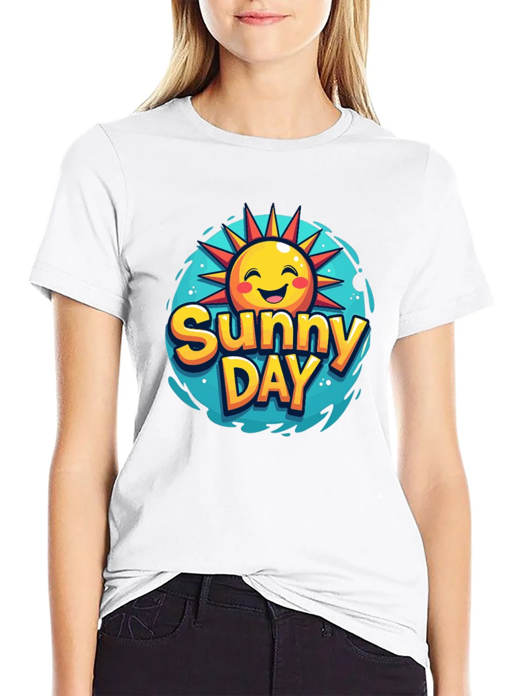 Sunny Day Graphic T-Shirt - Black product image 8