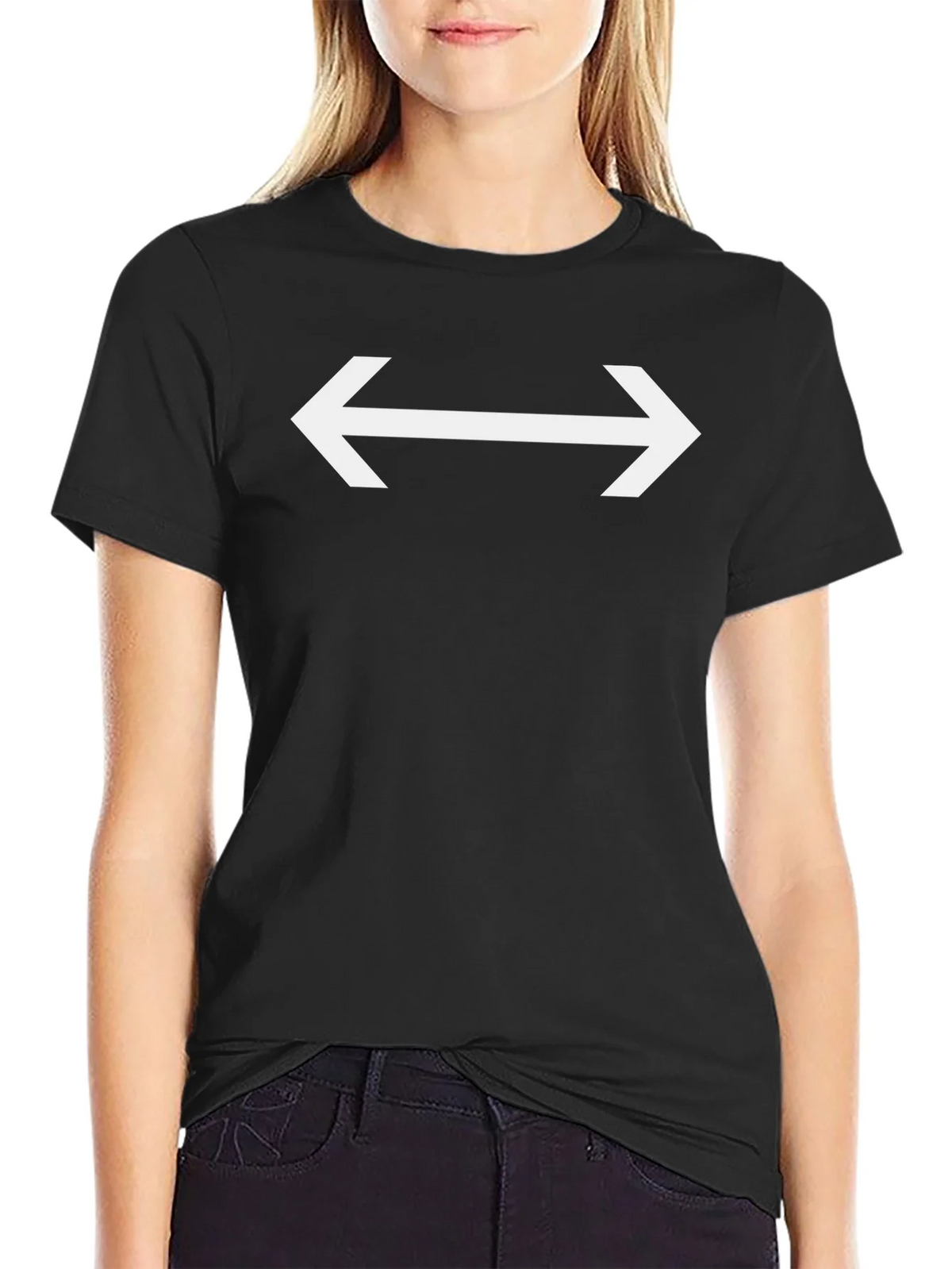 Arrow T-Shirt: Direct Style in Black product image 2