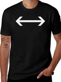 Arrow T-Shirt: Direct Style in Black product image 1
