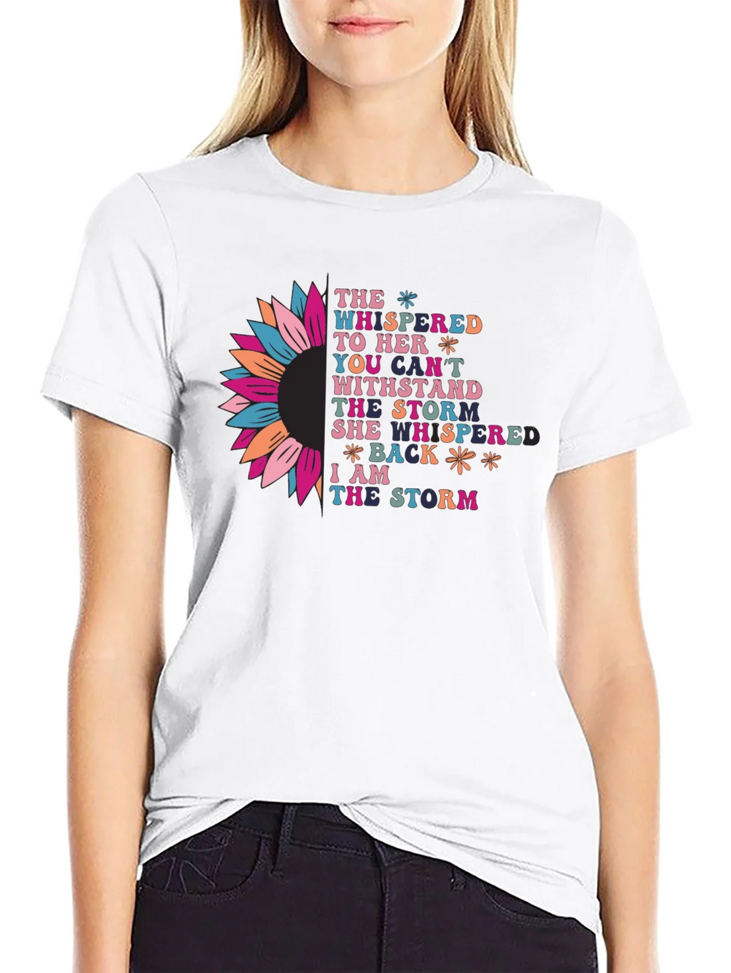 Inspirational I am the storm Graphic T-Shirt product image 8