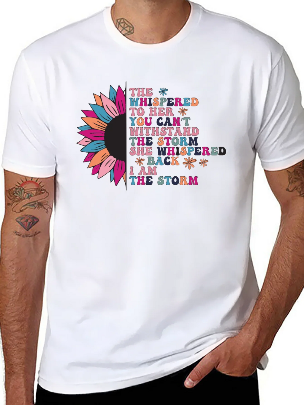 Inspirational I am the storm Graphic T-Shirt product image 7