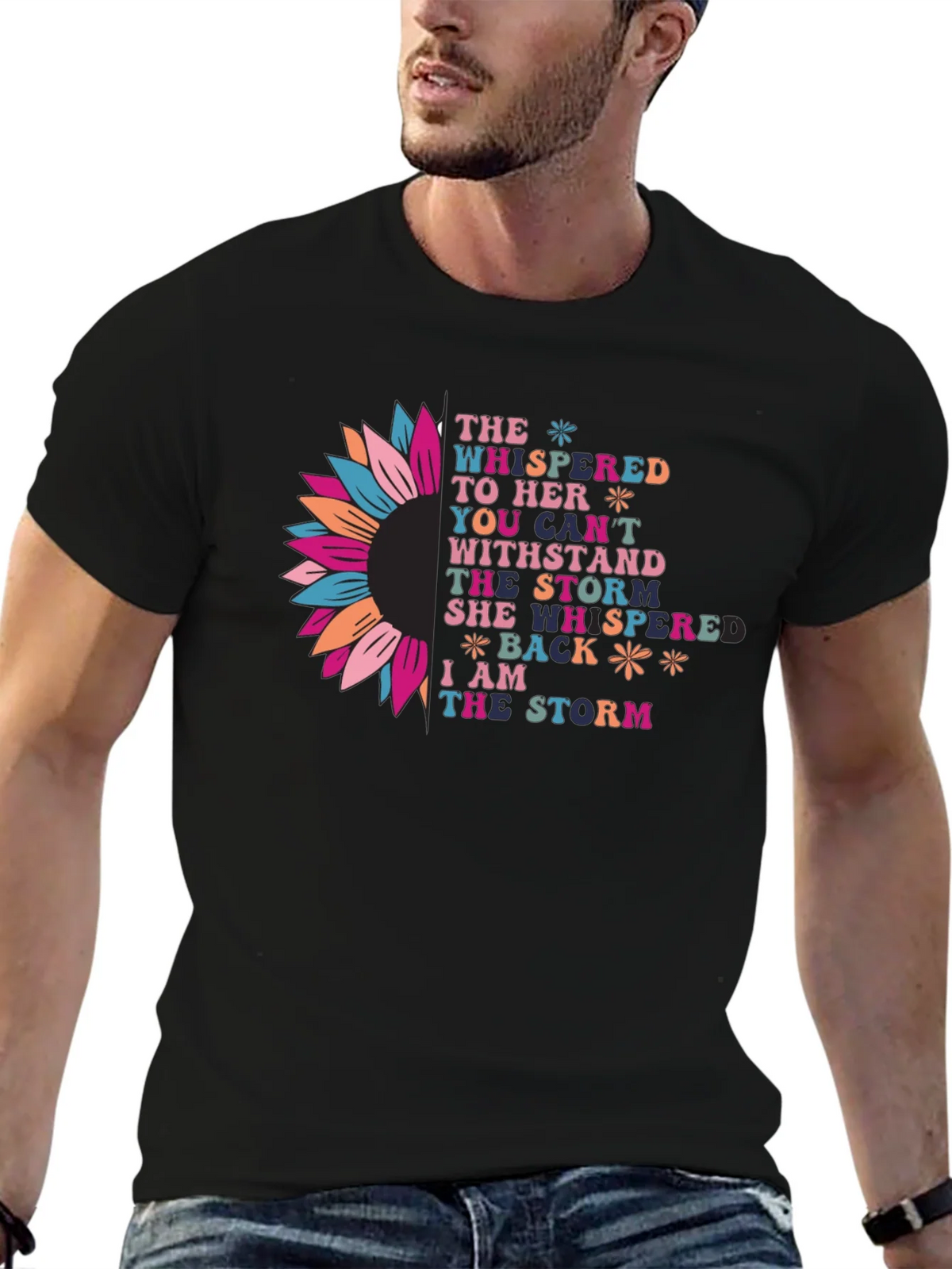Inspirational I am the storm Graphic T-Shirt product image 6
