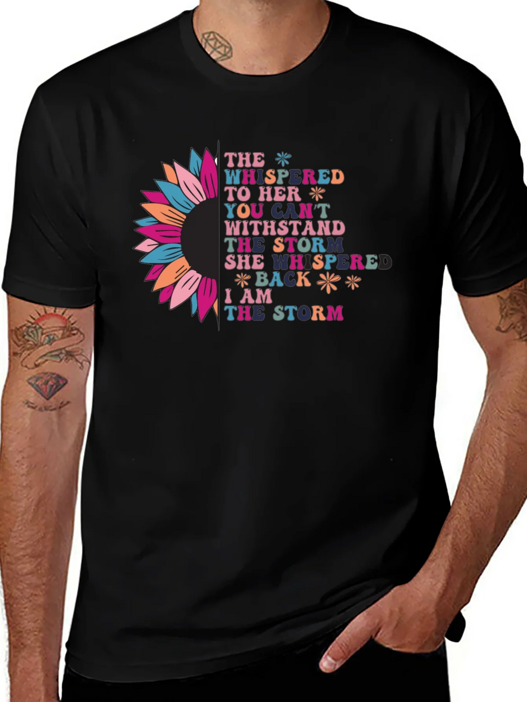 Inspirational I am the storm Graphic T-Shirt product image 1