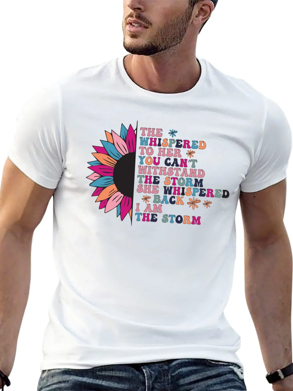 Inspirational I am the storm Graphic T-Shirt product image 12