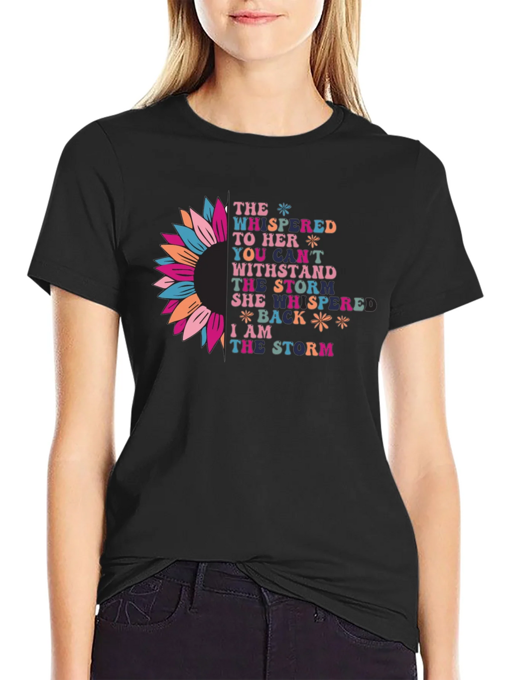 Inspirational I am the storm Graphic T-Shirt product image 2