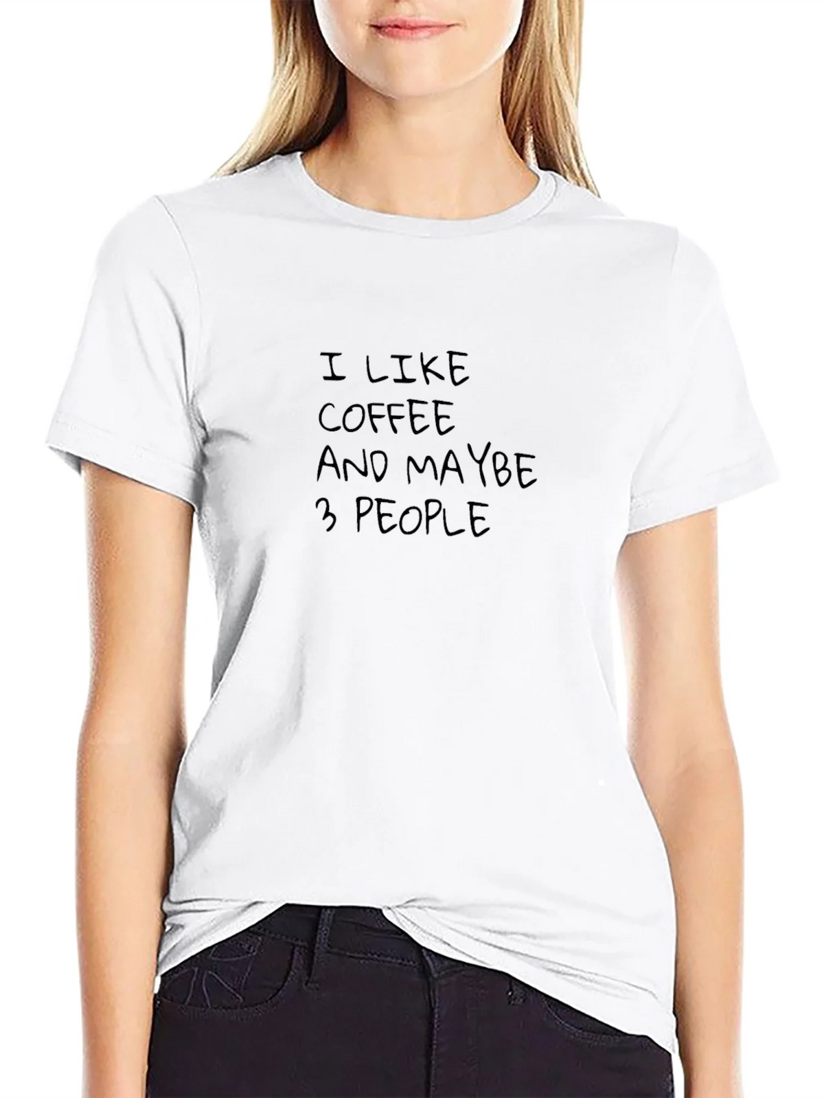 I Like Coffee and Maybe 3 People Tee product image 7