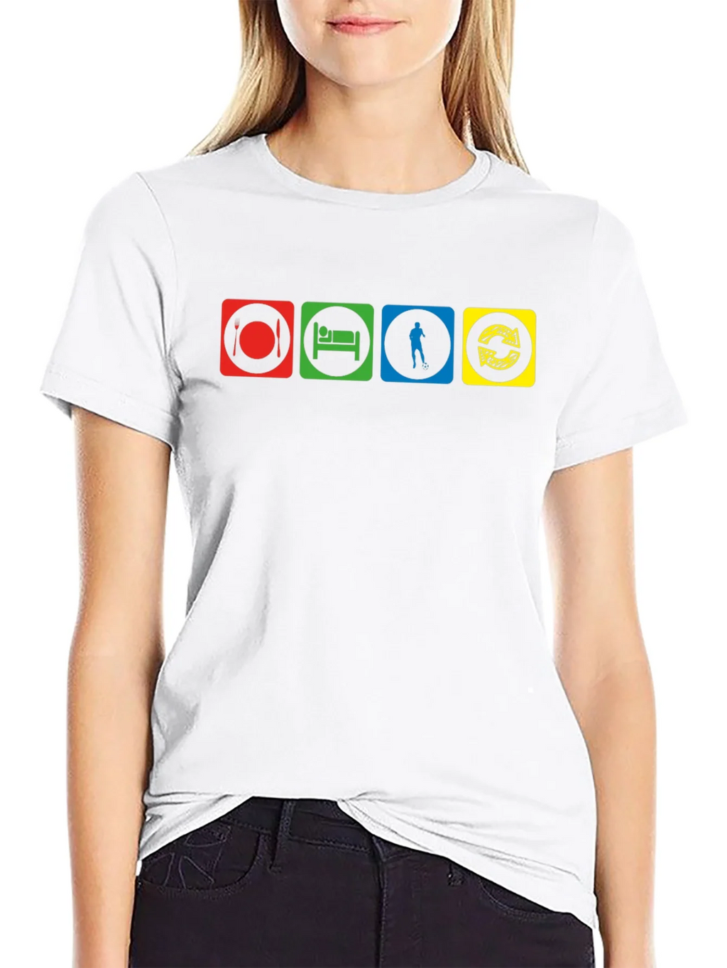 Eat Sleep Disc Golf Repeat T-Shirt - Black product image 8