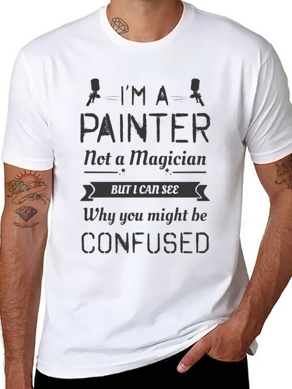 Im A Painter Not a Magician Mens T-Shirt product image 7