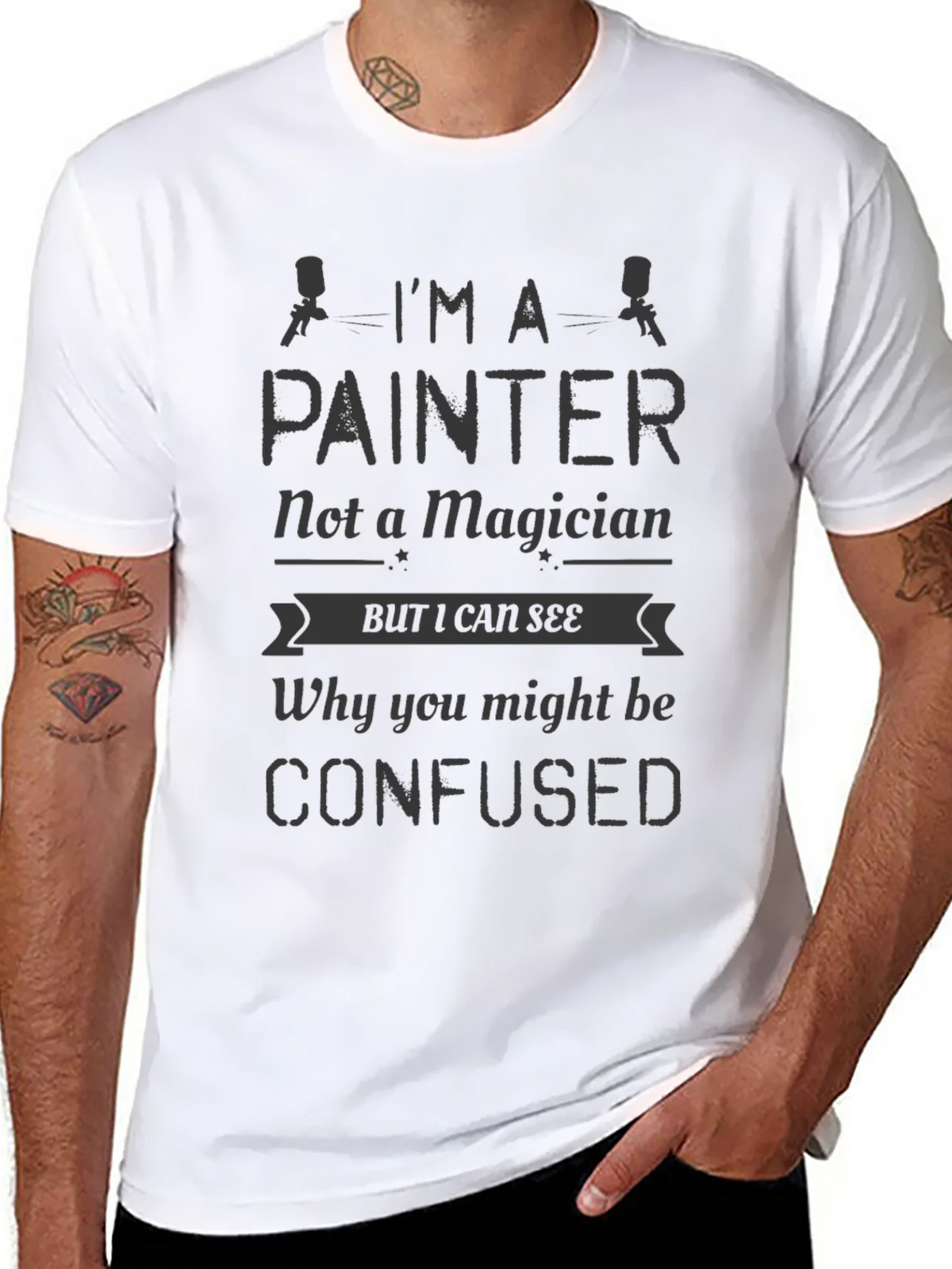 Im A Painter Not a Magician Mens T-Shirt product image 7