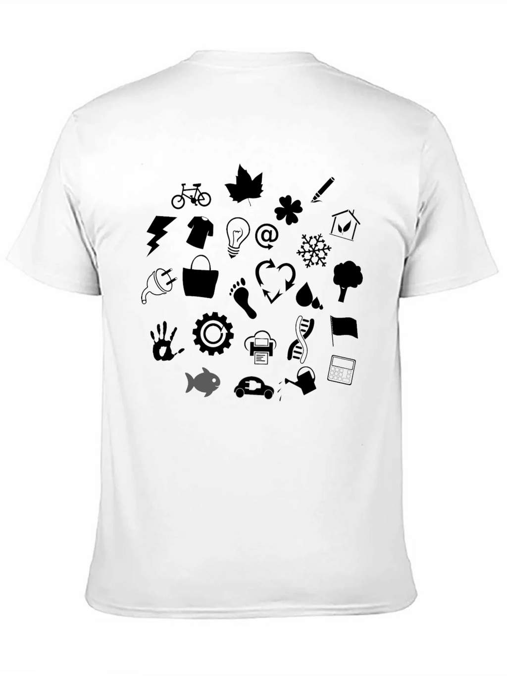Eco Icons Black T-Shirt product image 10