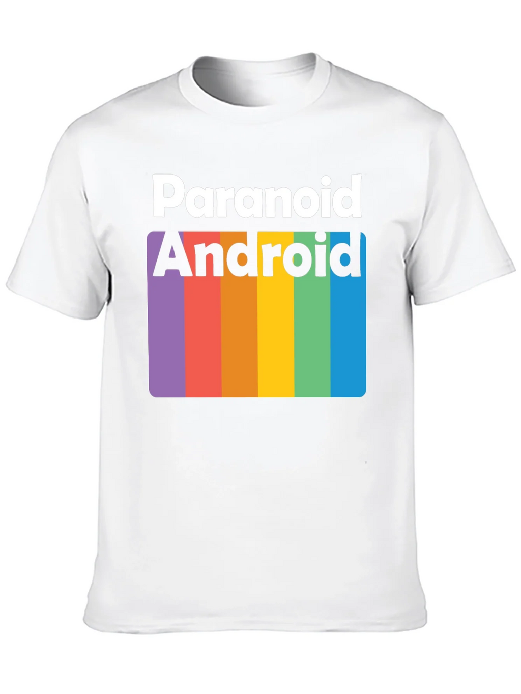 Paranoid Android Rainbow T-Shirt product image 8