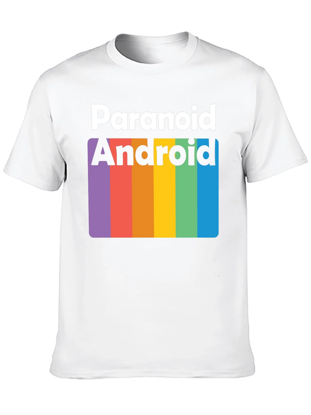 Paranoid Android Rainbow T-Shirt product image 8