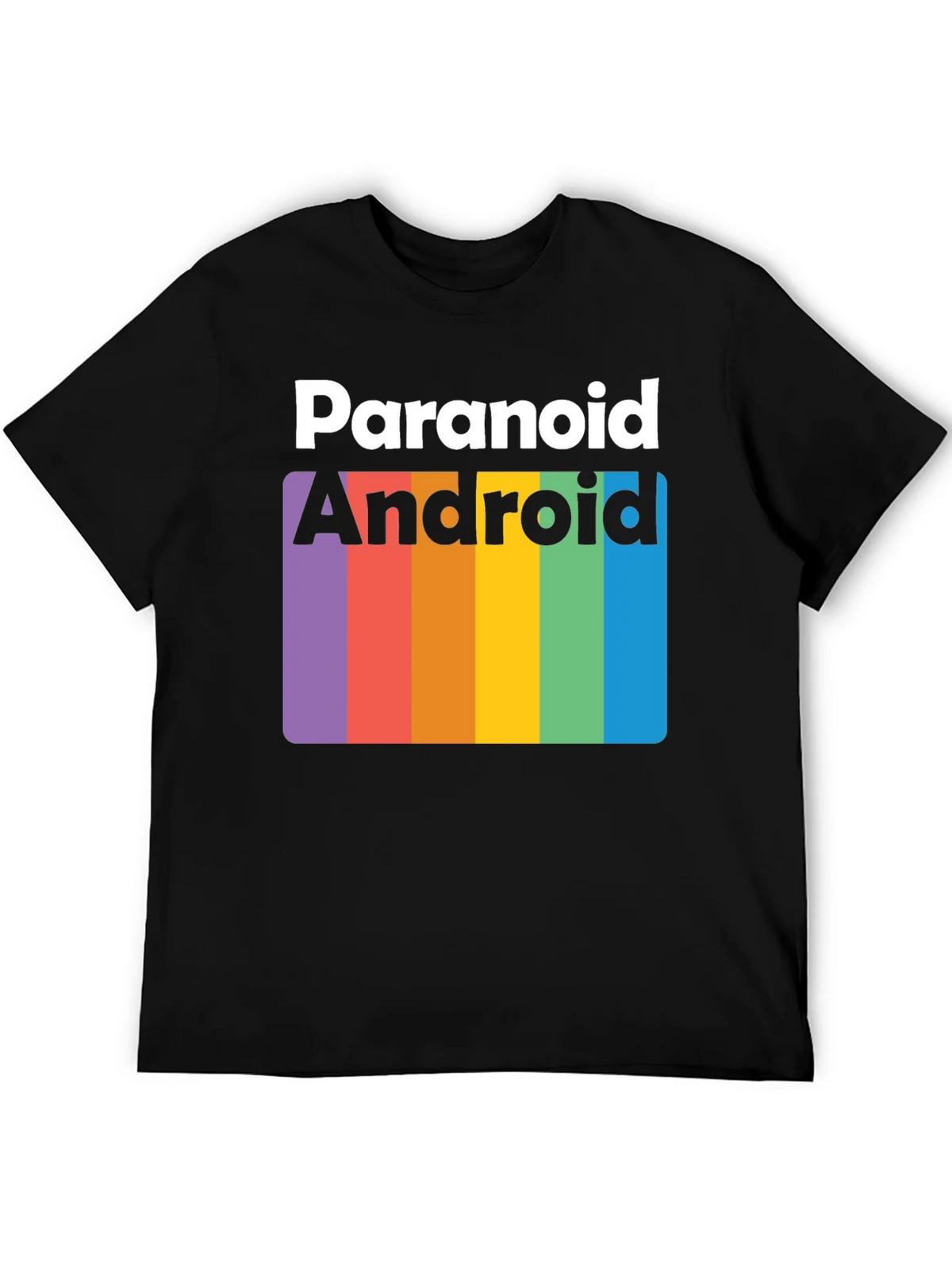 Paranoid Android Rainbow T-Shirt product image 4