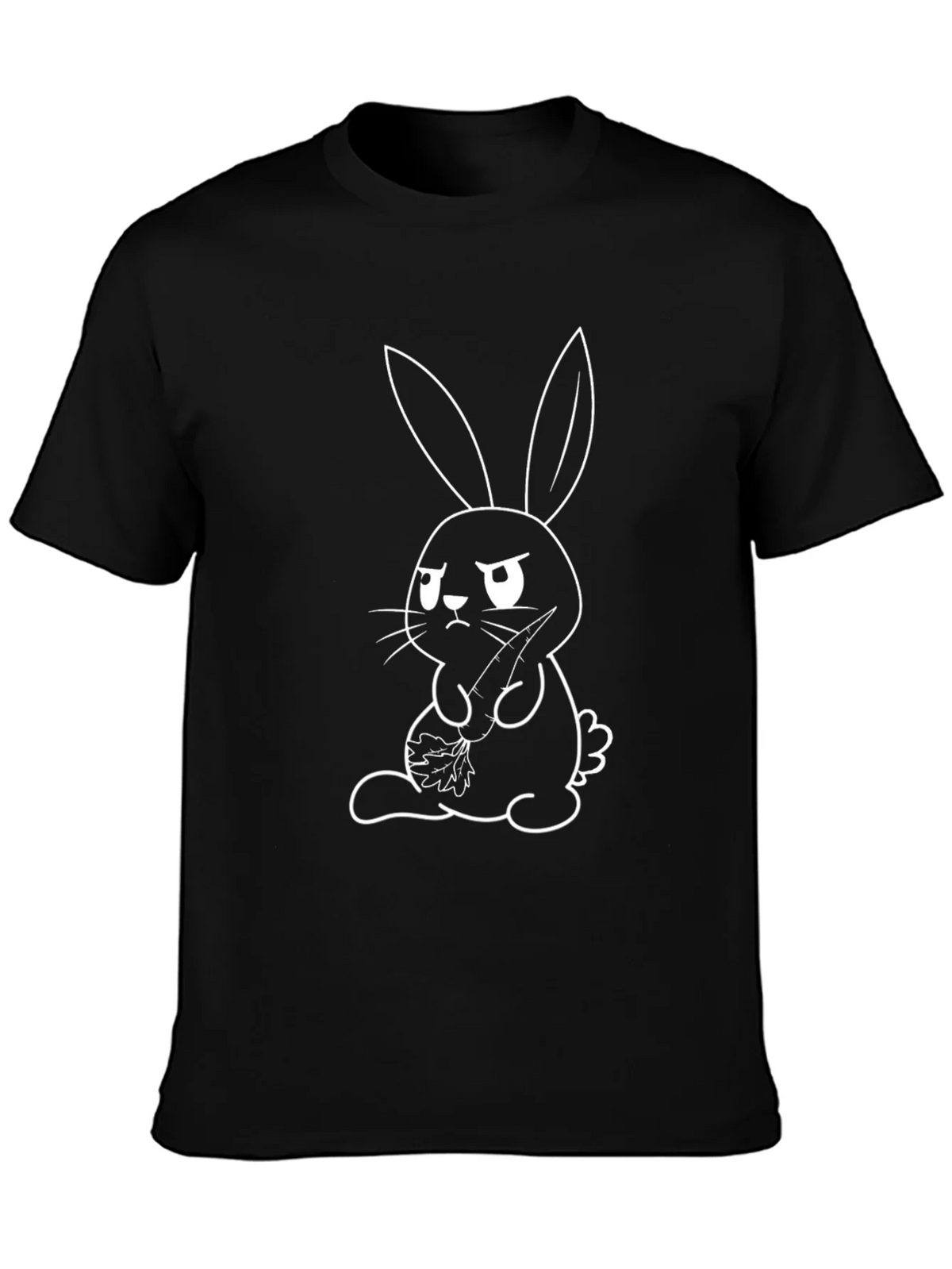 Grumpy Bunny Graphic Tee - Unisex Cotton T-Shirt product image 3