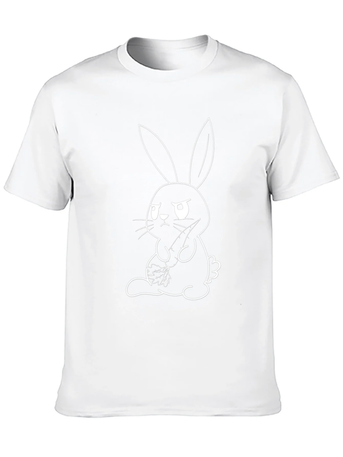 Grumpy Bunny Graphic Tee - Unisex Cotton T-Shirt product image 9
