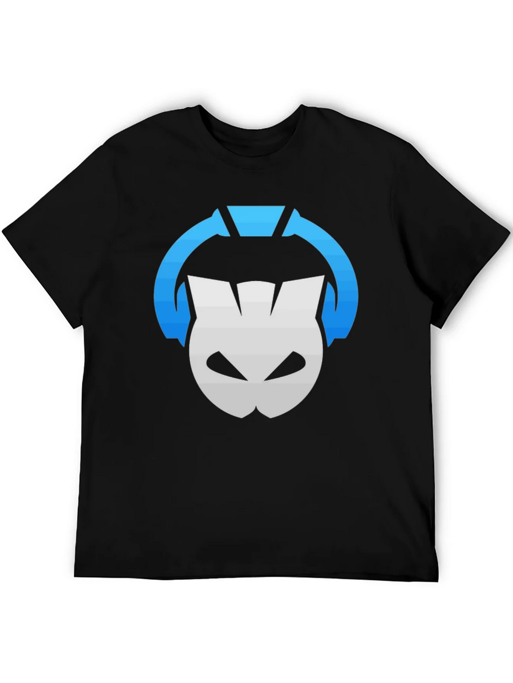 DJ Cat Graphic Tee - Black Cotton T-Shirt product image 5