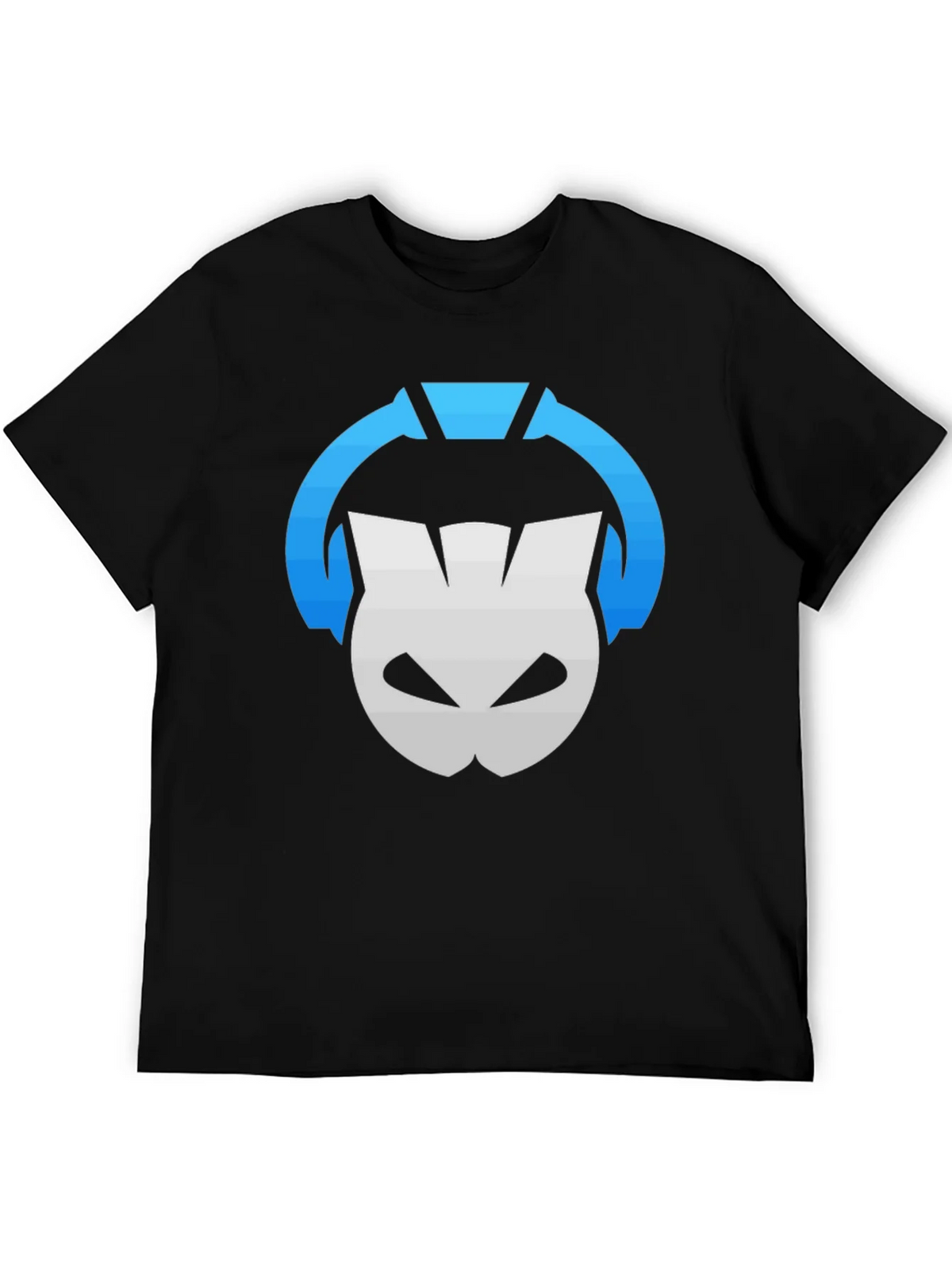 DJ Cat Graphic Tee - Black Cotton T-Shirt product image 5