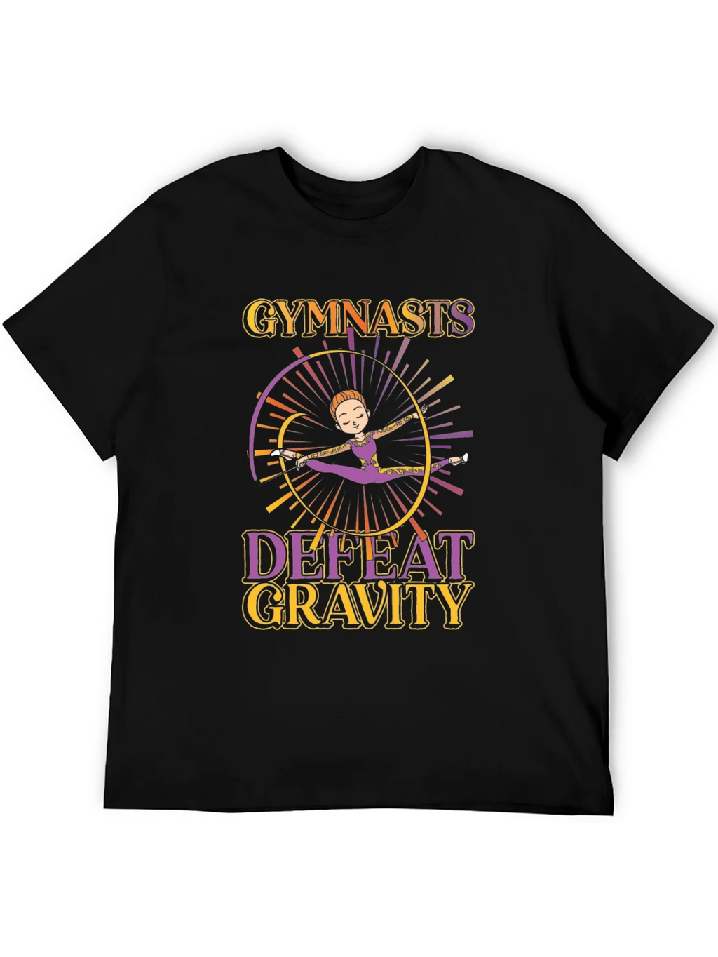 Gymnastics Defeat Gravity Graphic T-Shirt product image 5