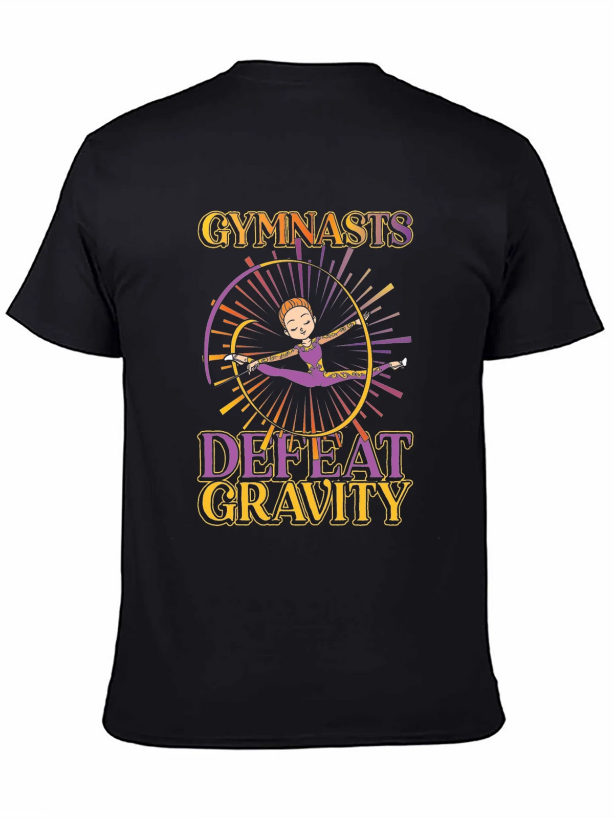 Gymnastics Defeat Gravity Graphic T-Shirt product image 4