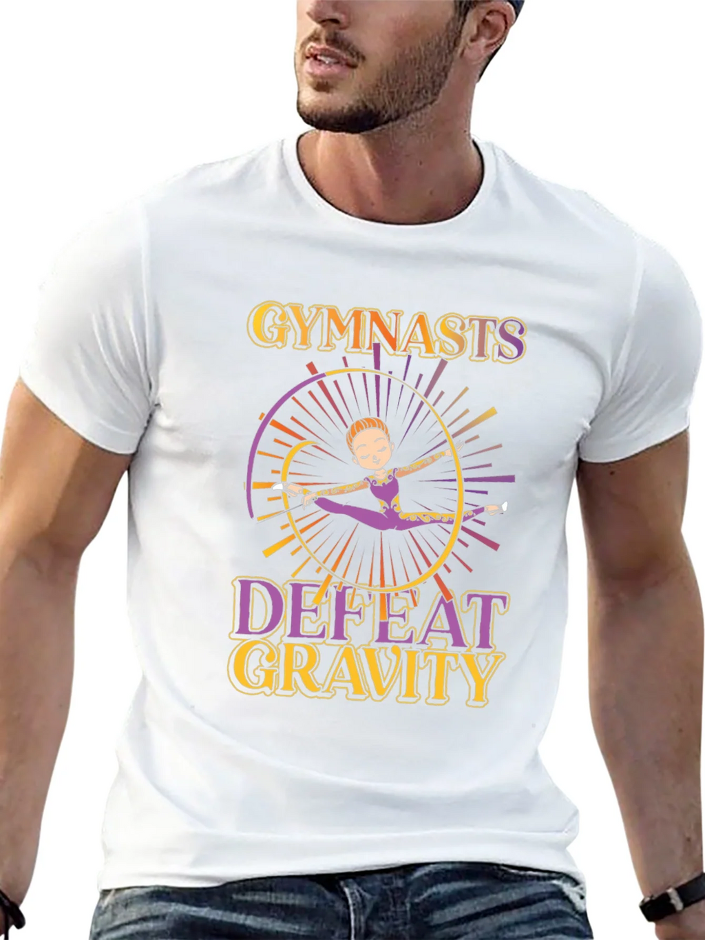 Gymnastics Defeat Gravity Graphic T-Shirt product image 12