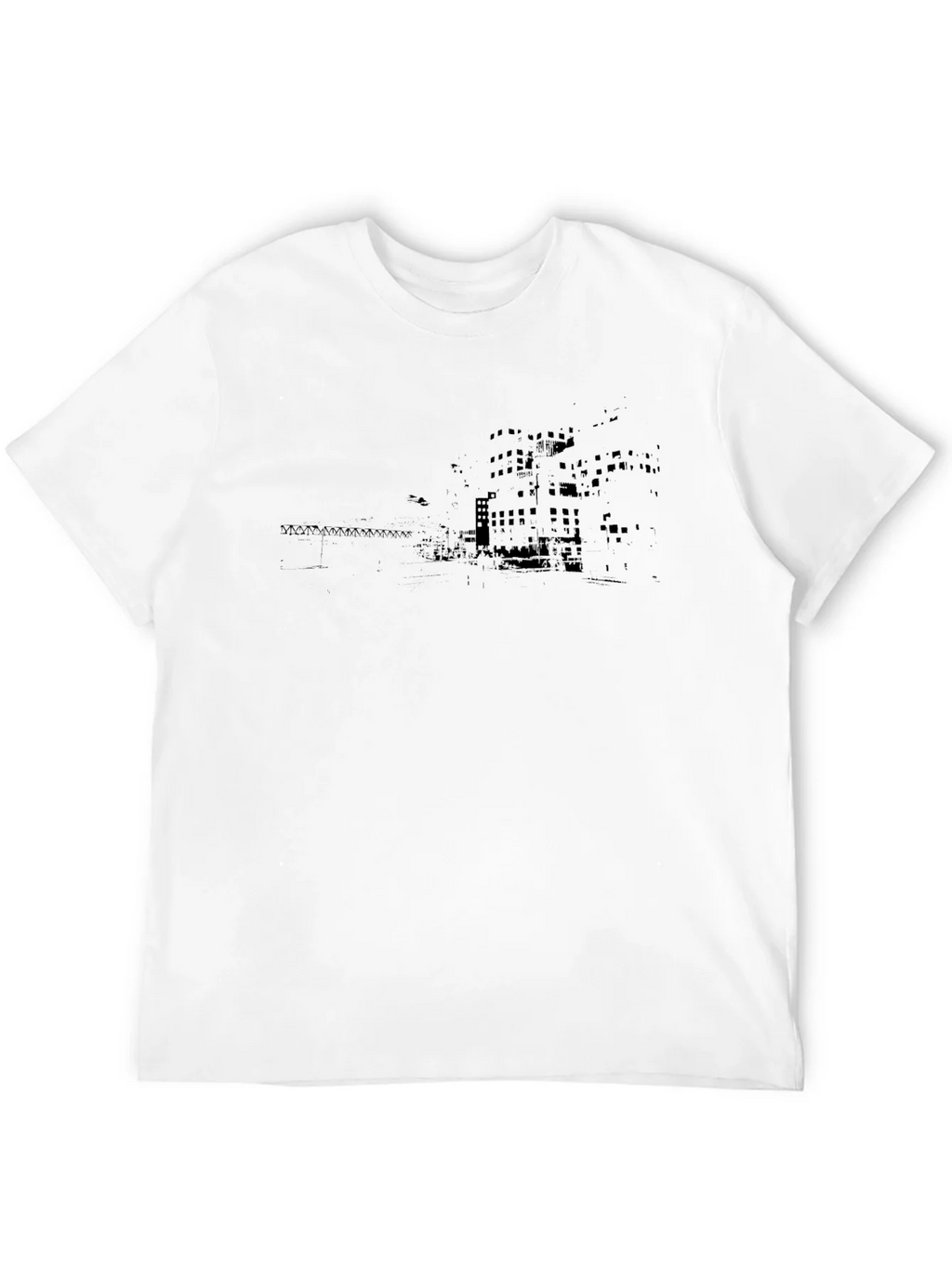 Urban Landscape Graphic Tee - Soft Cotton Crew Neck product image 11