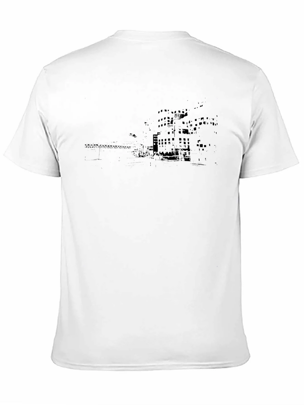 Urban Landscape Graphic Tee - Soft Cotton Crew Neck product image 10