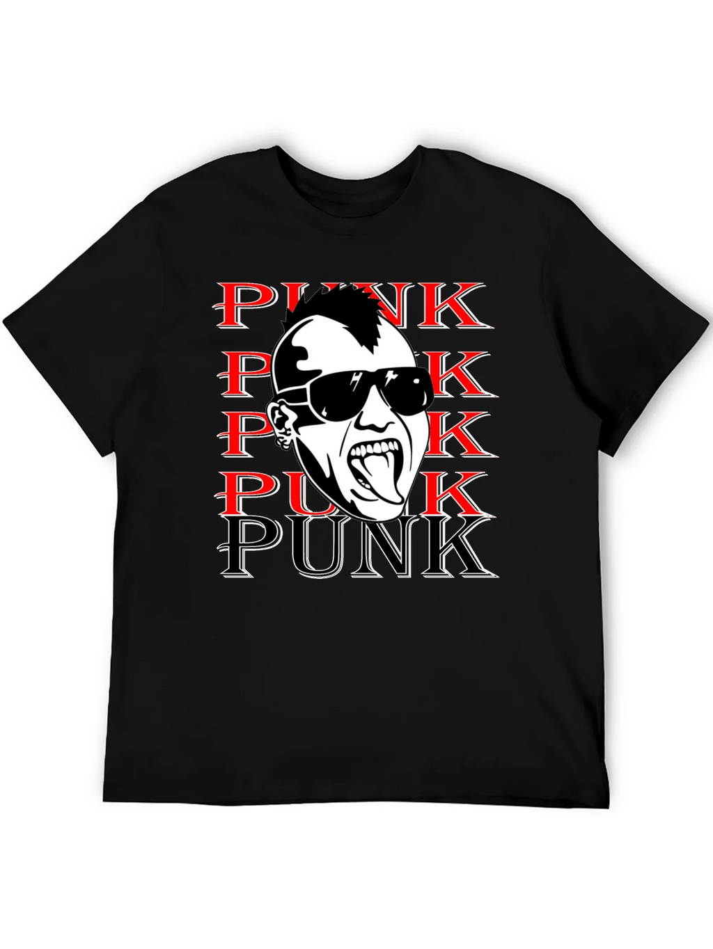 Punk Graphic Print Tee - Bold & Edgy product image 5