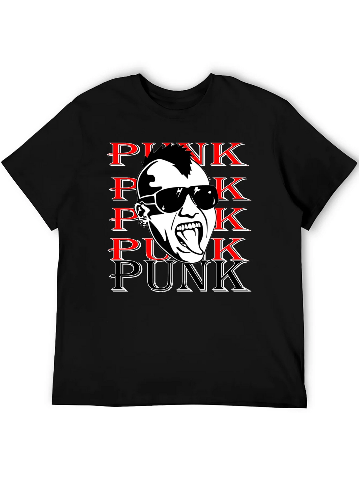 Punk Graphic Print Tee - Bold & Edgy product image 5