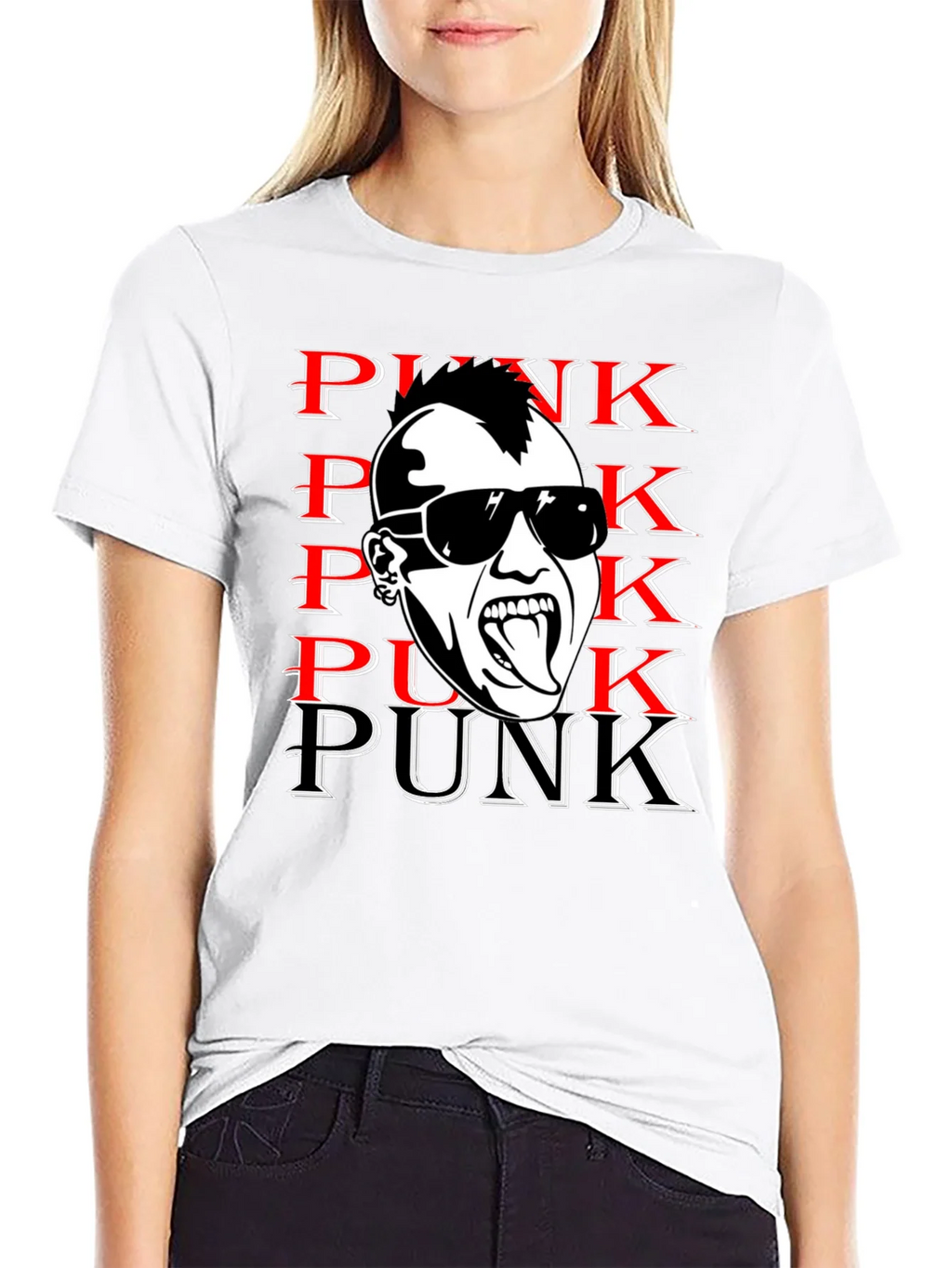 Punk Graphic Print Tee - Bold & Edgy product image 8