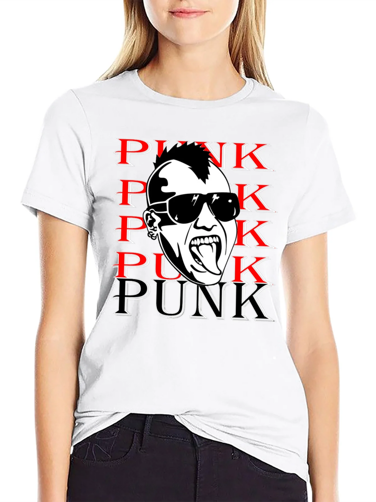 Punk Graphic Print Tee - Bold & Edgy product image 8