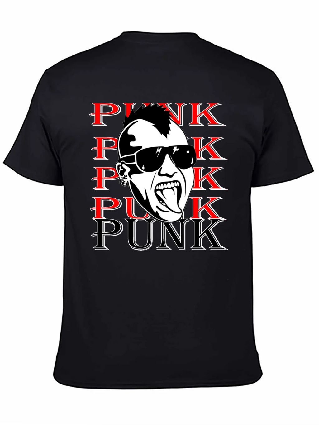 Punk Graphic Print Tee - Bold & Edgy product image 4