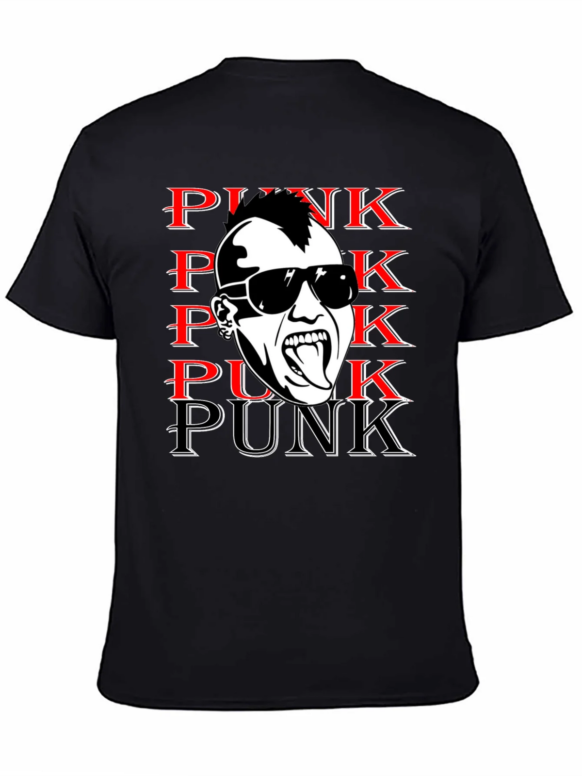 Punk Graphic Print Tee - Bold & Edgy product image 4