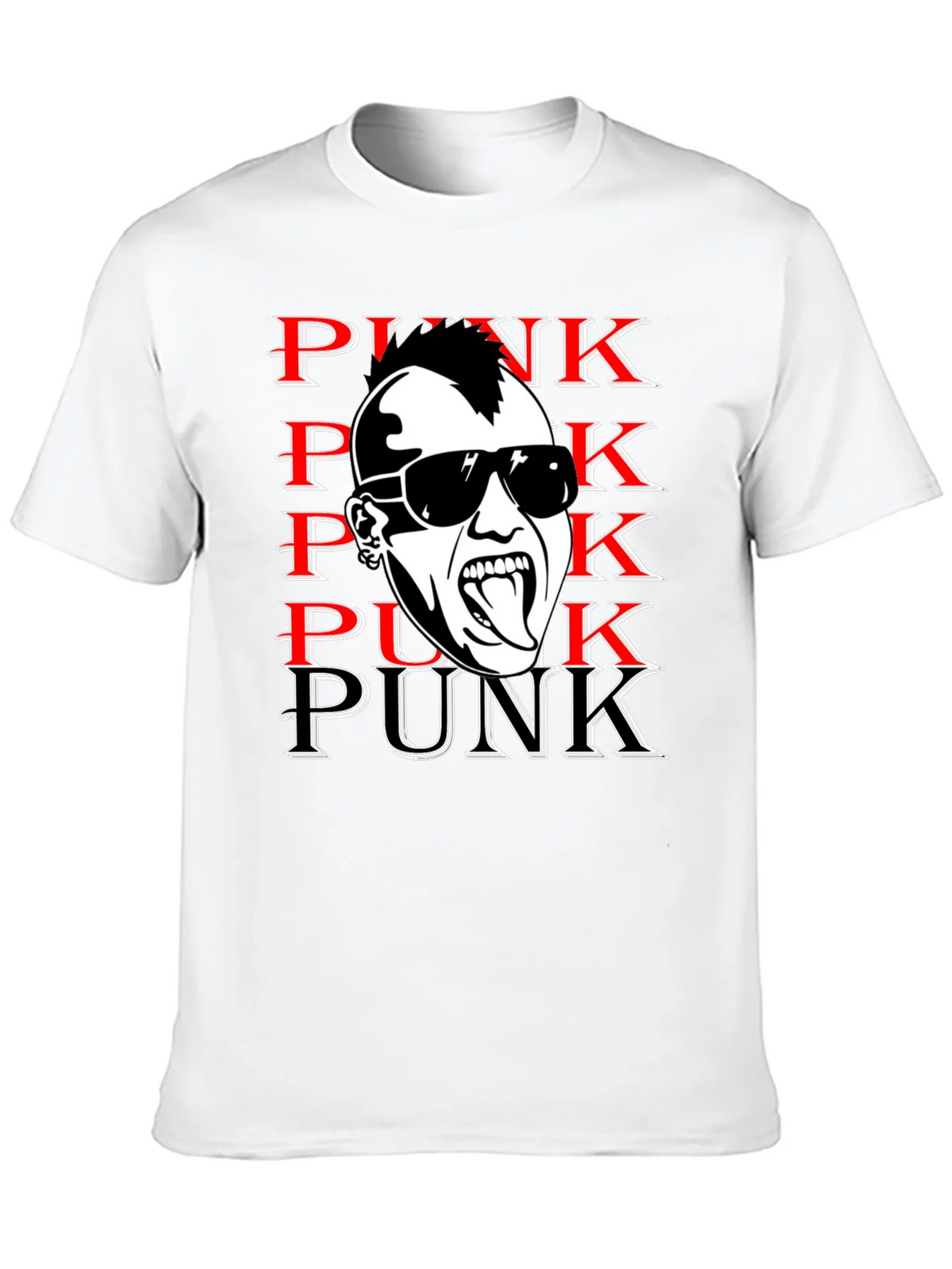 Punk Graphic Print Tee - Bold & Edgy product image 9