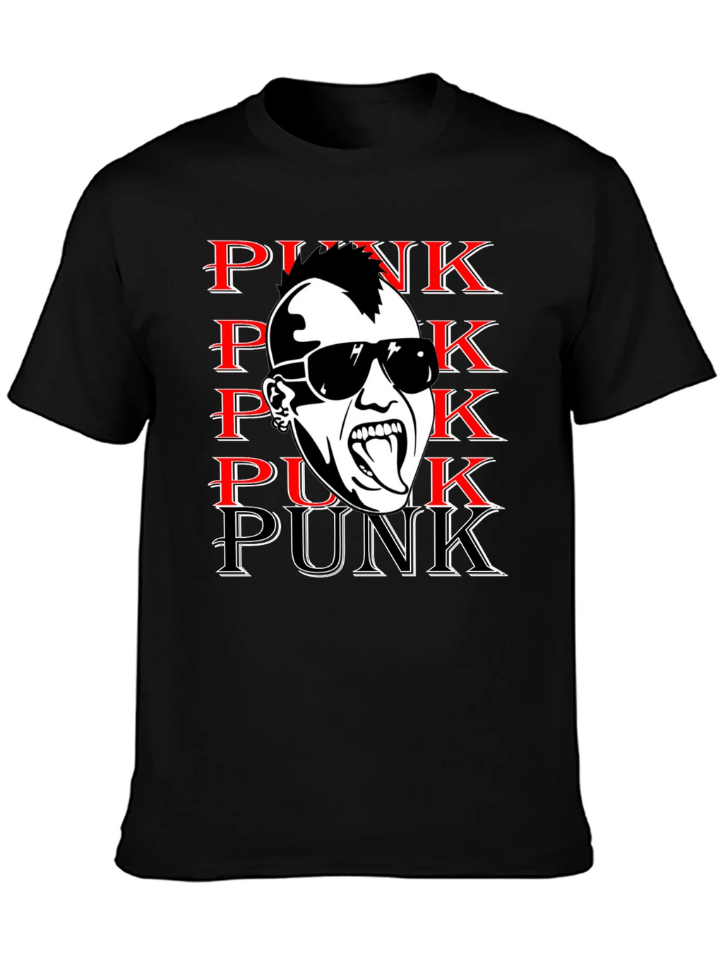Punk Graphic Print Tee - Bold & Edgy product image 3