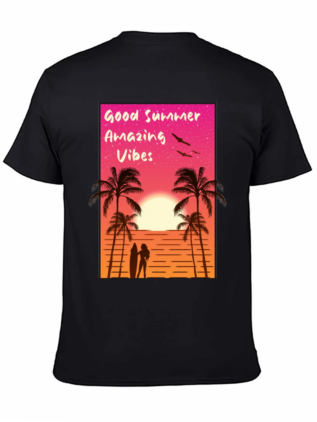 Good Summer Vibes Graphic T-Shirt - Beach Sunset Tee product image 4