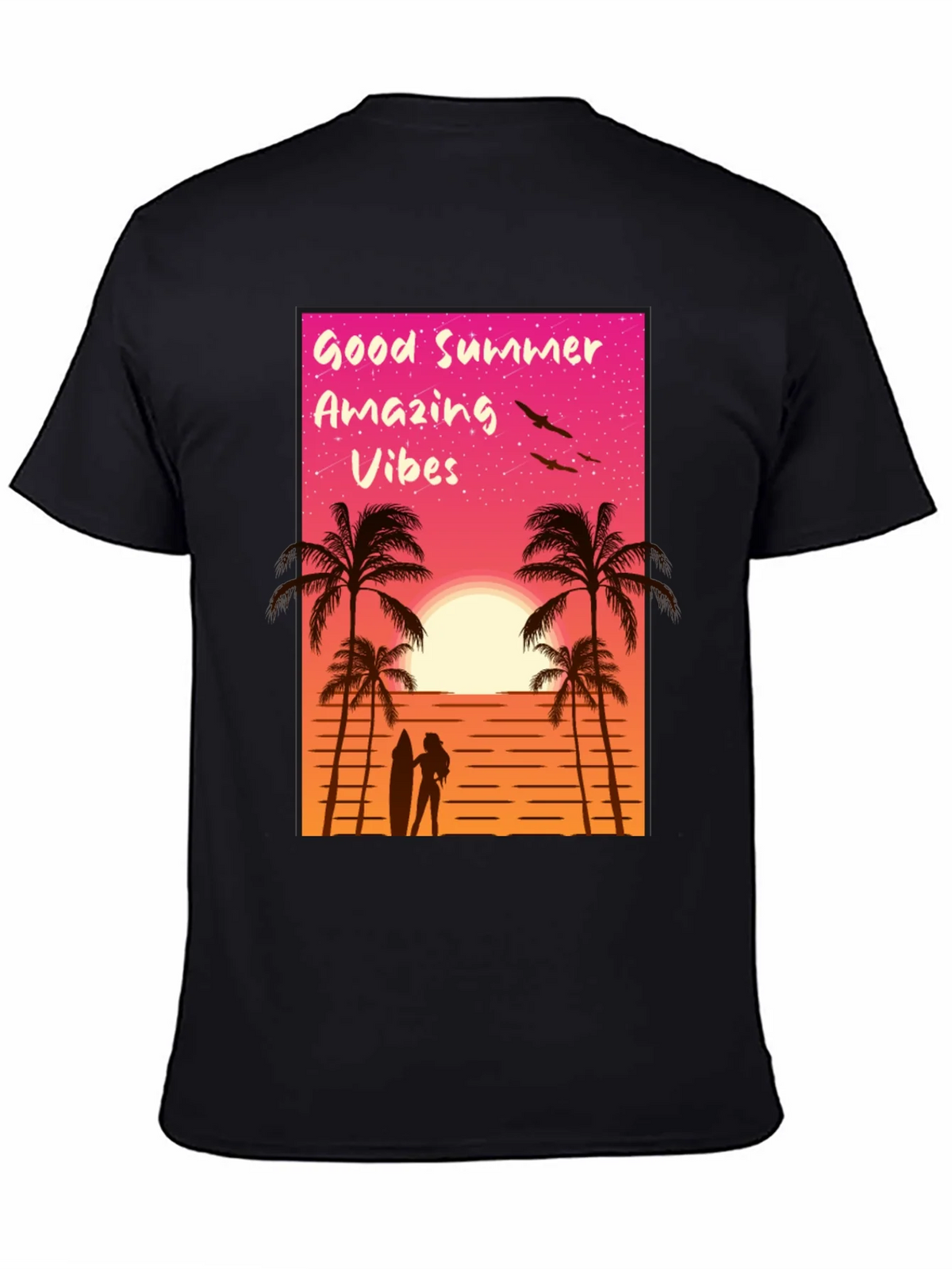 Good Summer Vibes Graphic T-Shirt - Beach Sunset Tee product image 4