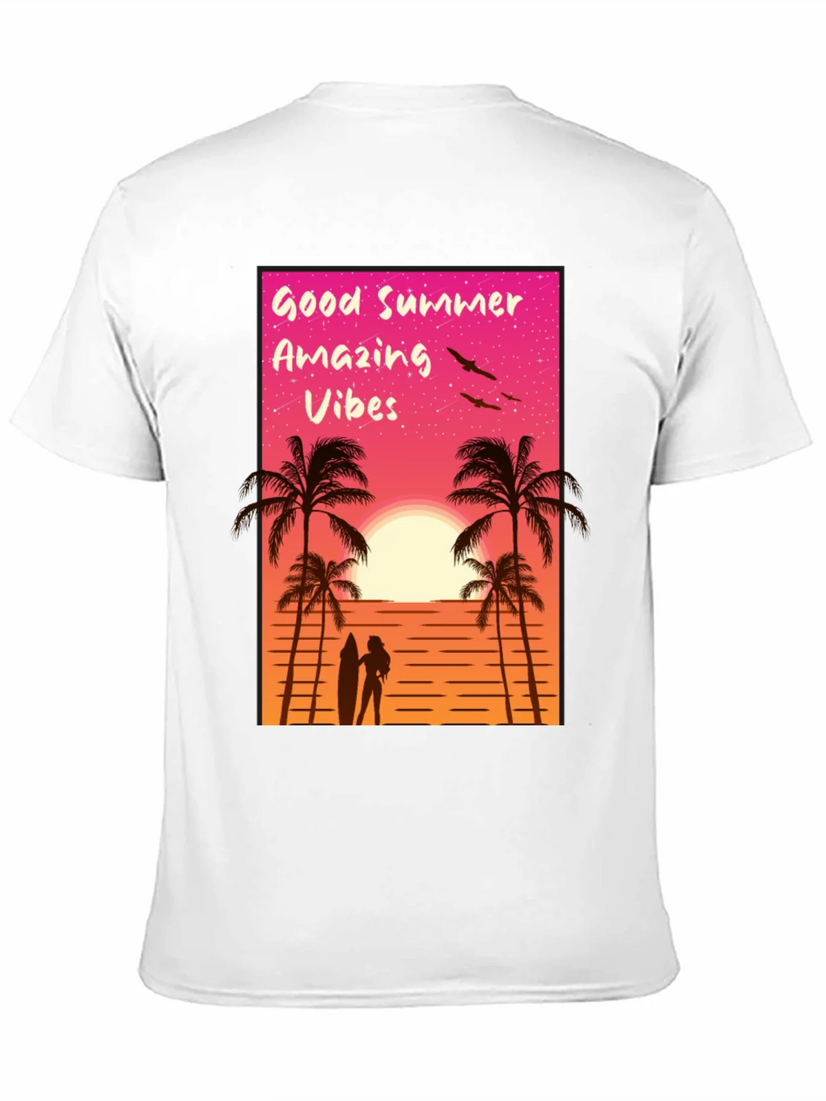 Good Summer Vibes Graphic T-Shirt - Beach Sunset Tee product image 10