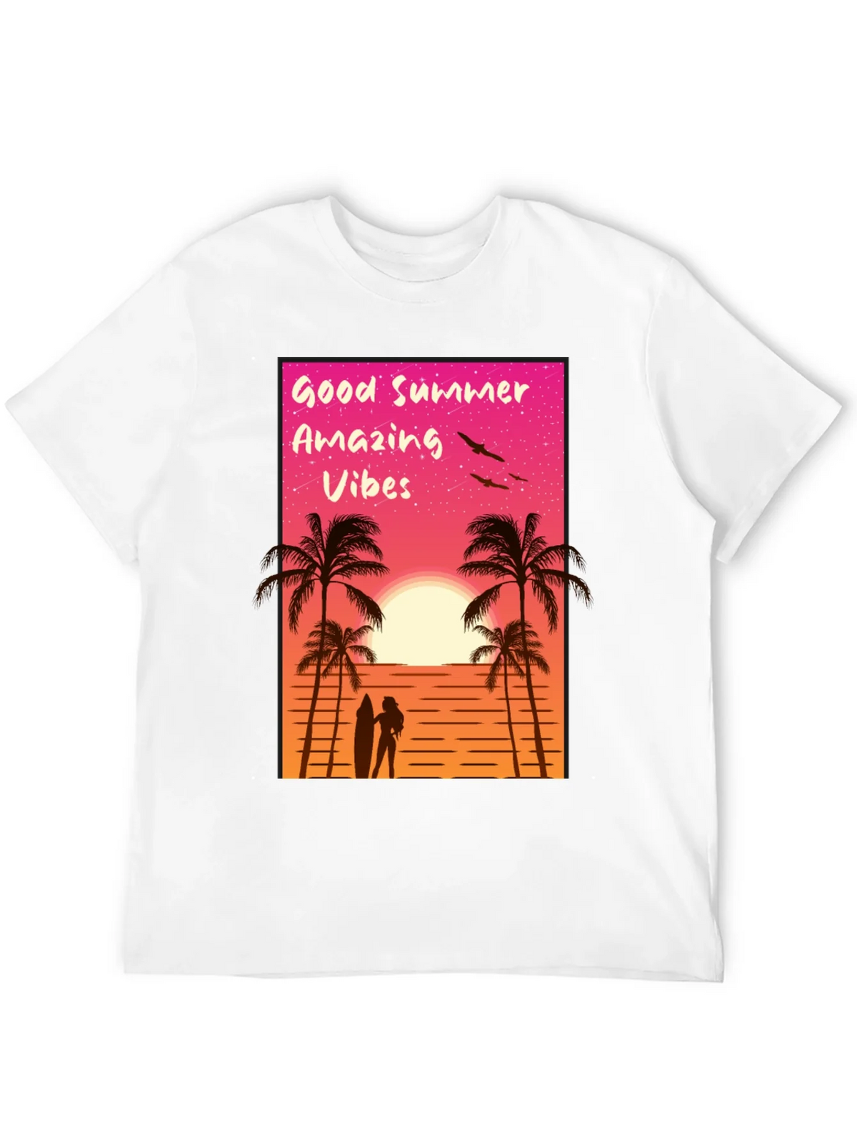 Good Summer Vibes Graphic T-Shirt - Beach Sunset Tee product image 11