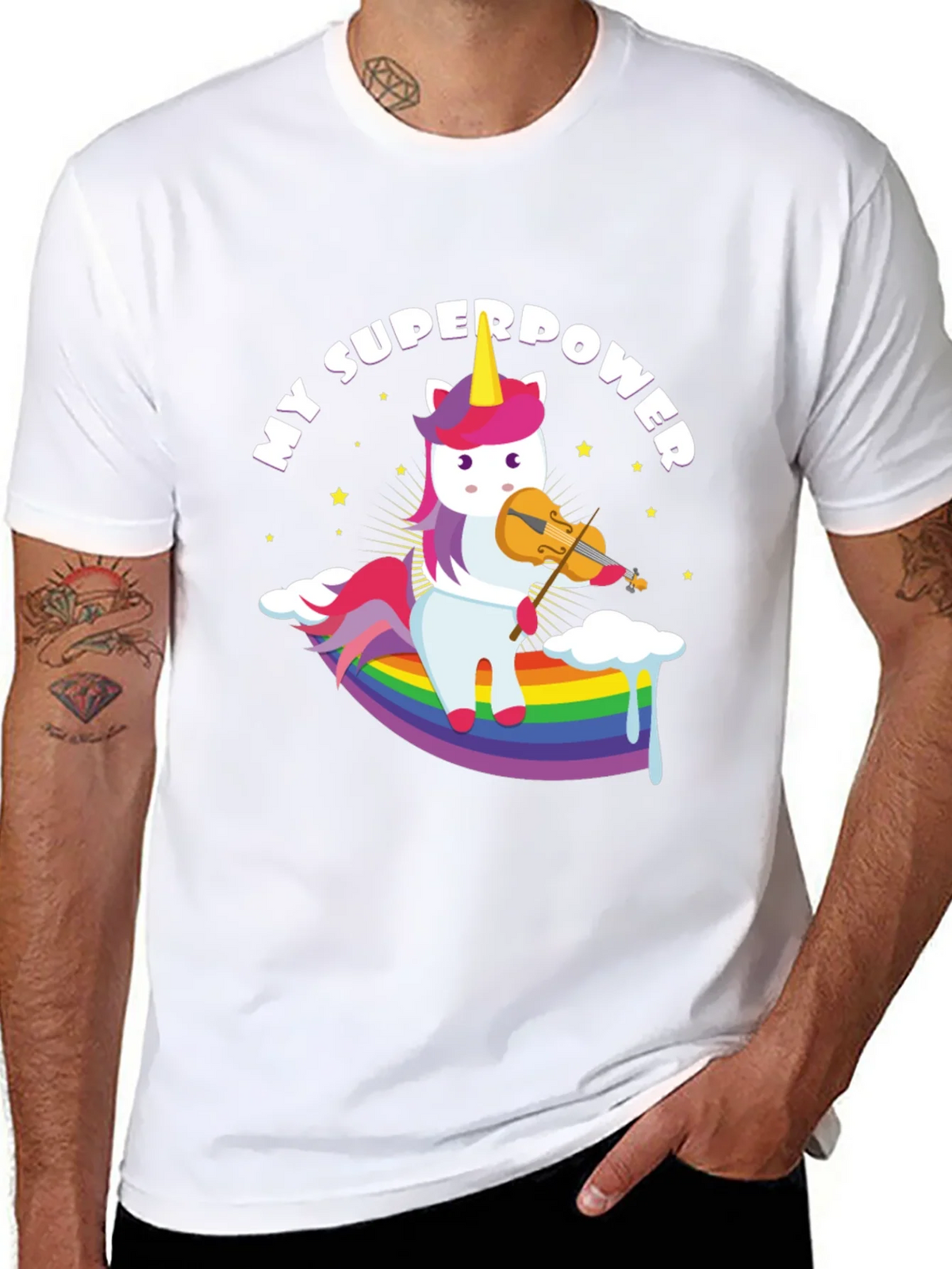My Superpower Unicorn T-Shirt product image 5