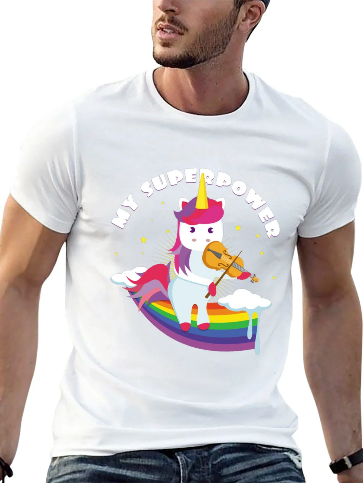 My Superpower Unicorn T-Shirt product image 9