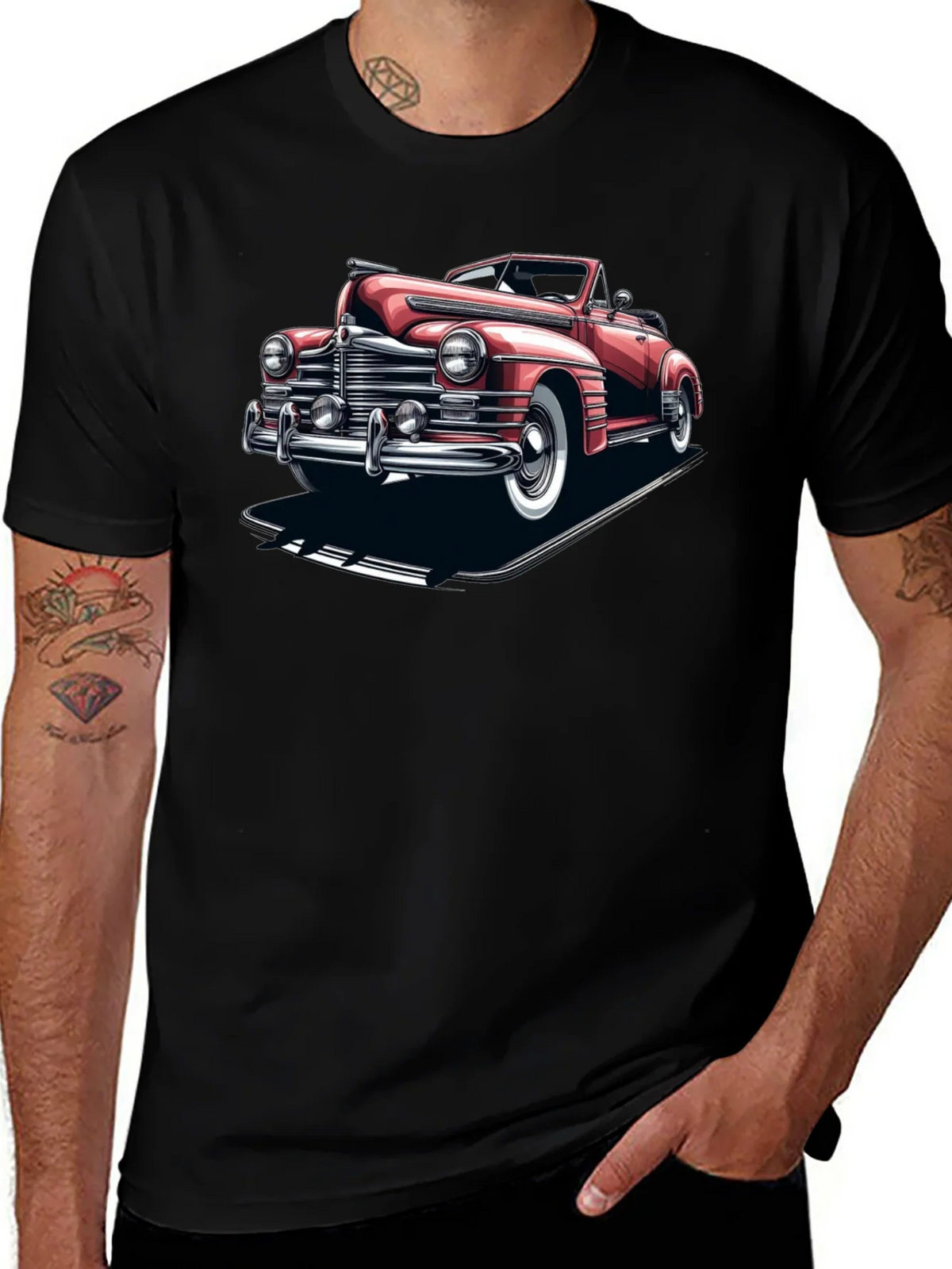 Classic Car Graphic Tee - Retro Style product image 1