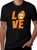 Hamster Love Graphic T-Shirt - Black product image 1