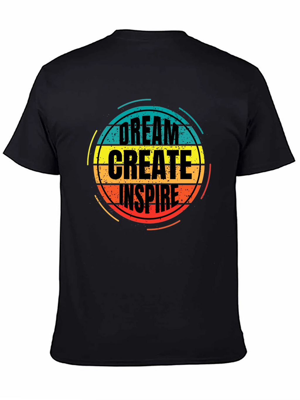 Dream Create Inspire Graphic Tee - Black product image 4