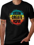 Dream Create Inspire Graphic Tee - Black product image 1