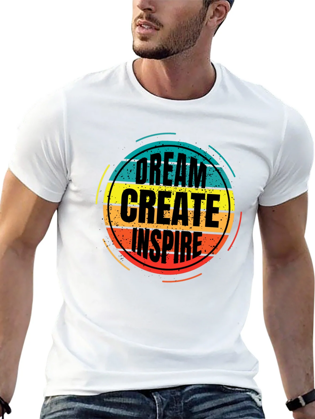 Dream Create Inspire Graphic Tee - Black product image 12