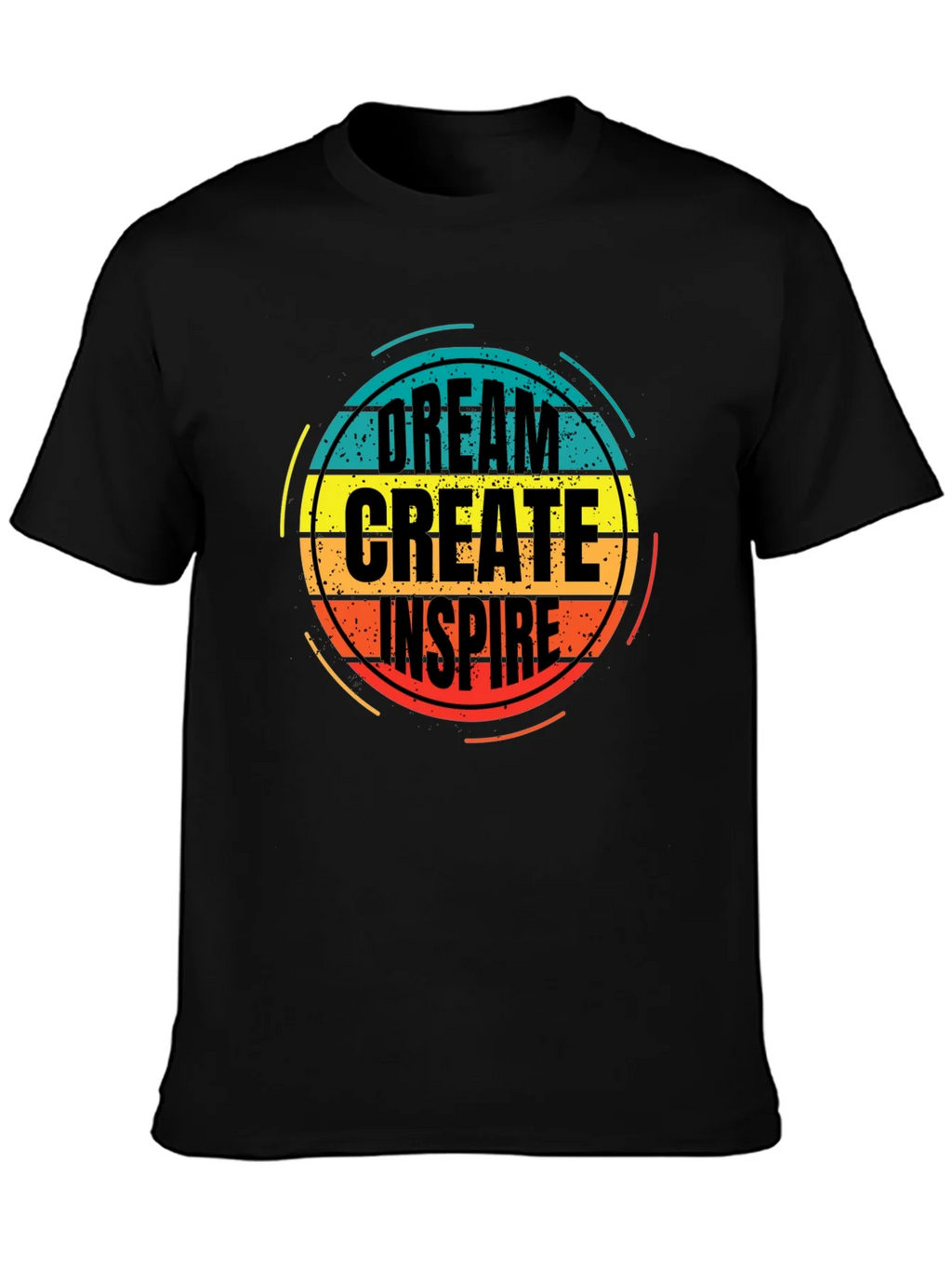Dream Create Inspire Graphic Tee - Black product image 3