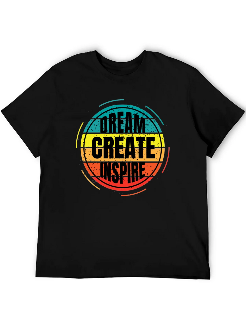 Dream Create Inspire Graphic Tee - Black product image 5