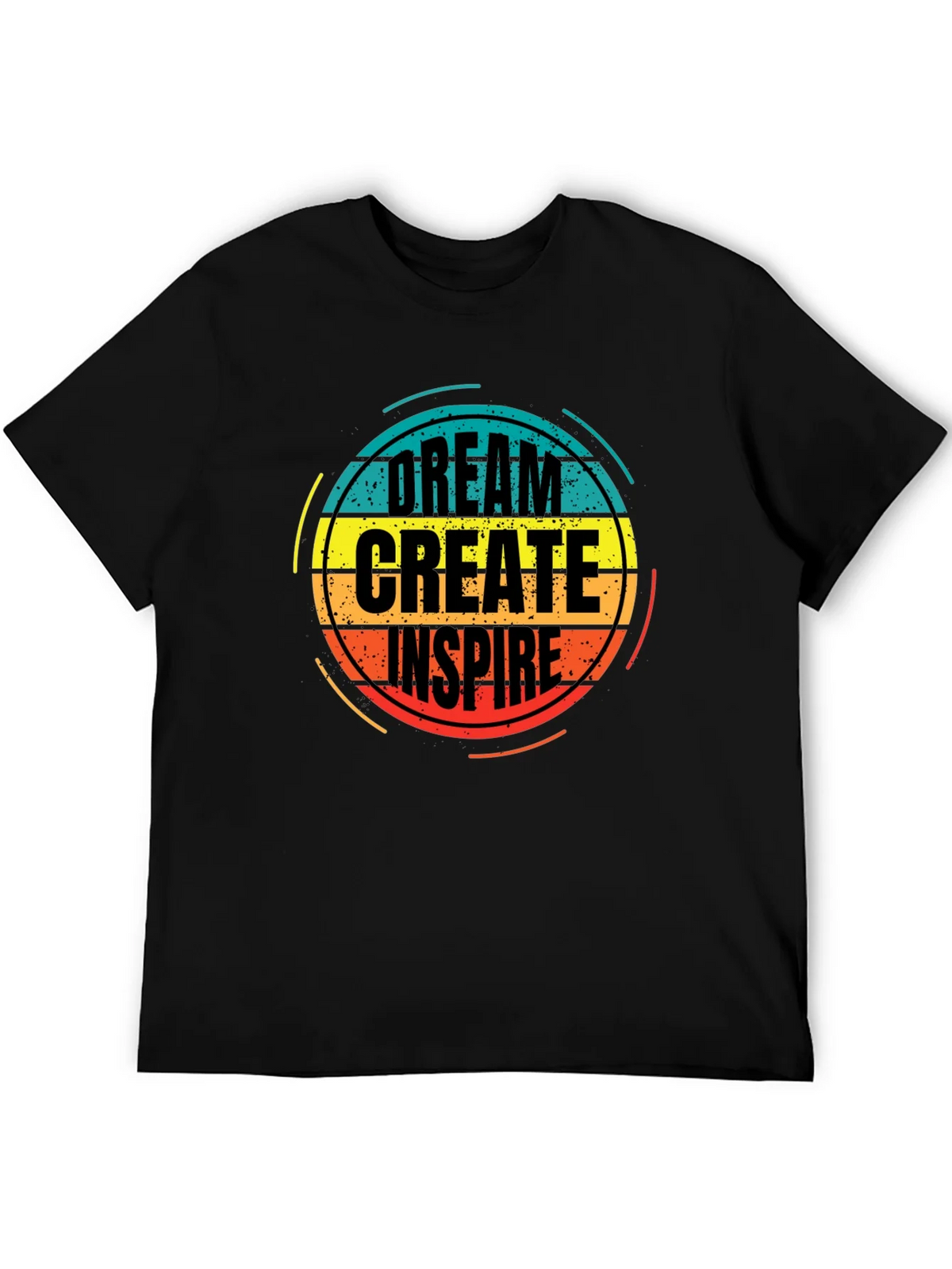 Dream Create Inspire Graphic Tee - Black product image 5