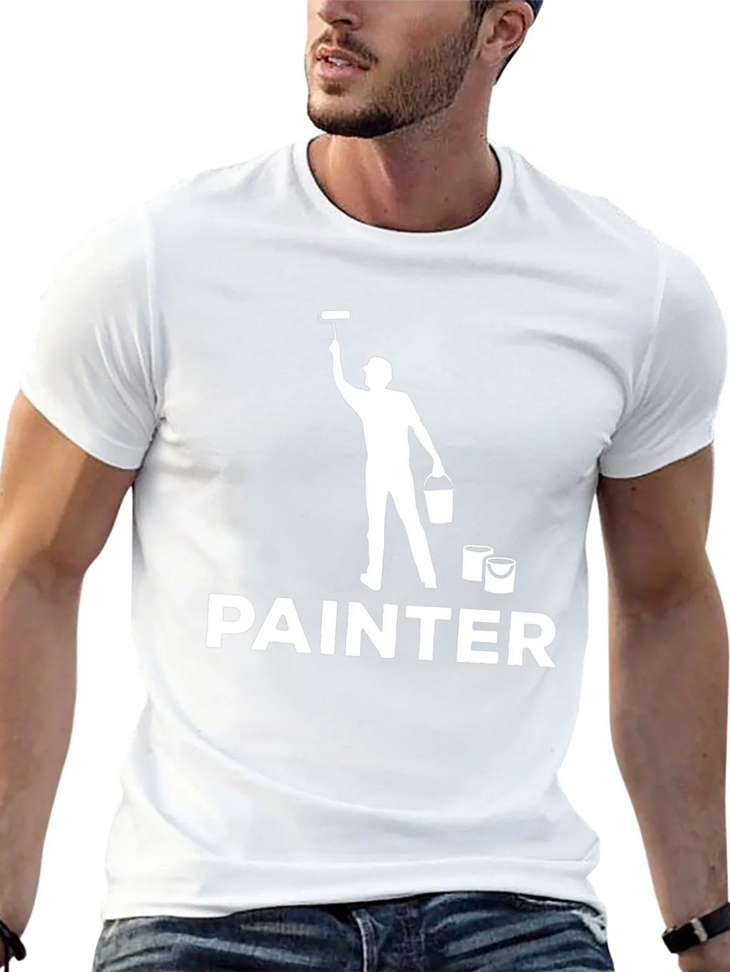 Painter Graphic Tee - Mens Crew Neck T-Shirt product image 12