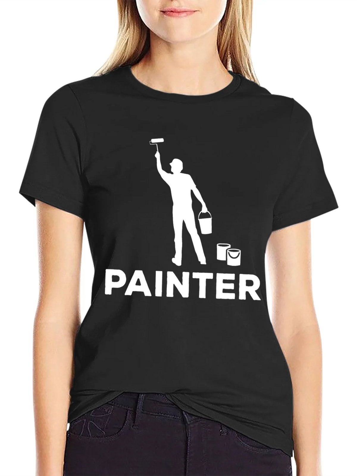 Painter Graphic Tee - Mens Crew Neck T-Shirt product image 2